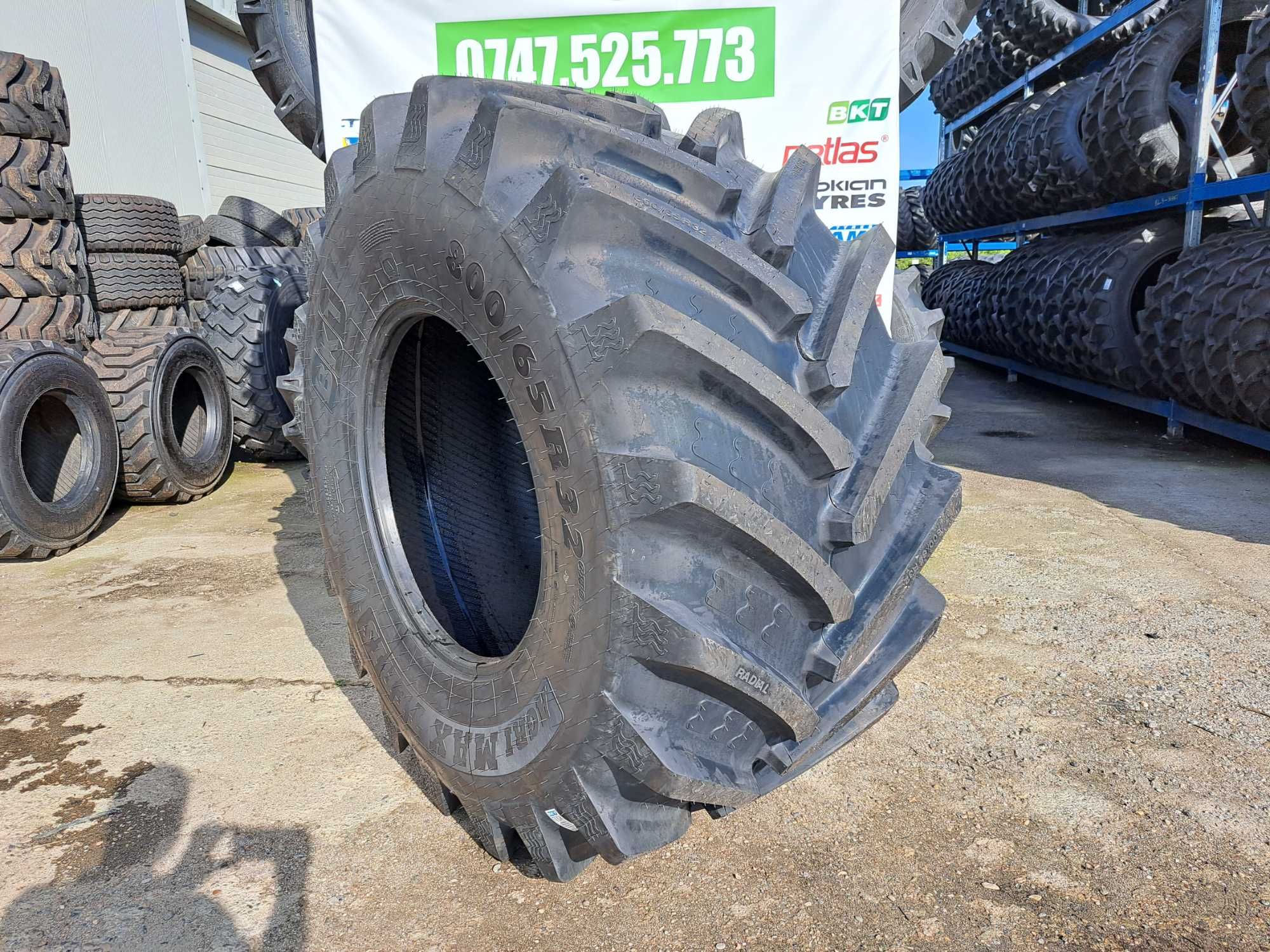 Anvelope noi COMBINA 800/65R32 BKT AGRIMAX cauciucuri radiale