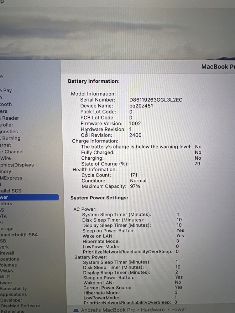 Macbook Pro 13 M1 2020