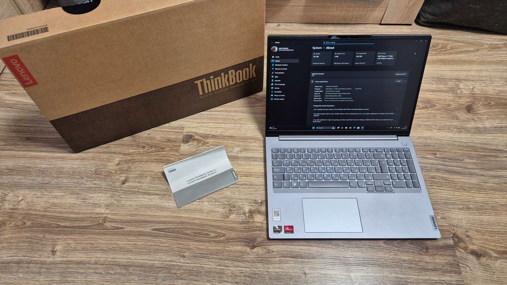 Lenovo ThinkBook 16 Gen 6 Ryzen™ 7 7730U/32GB DDR4/512GB SSD NVMe