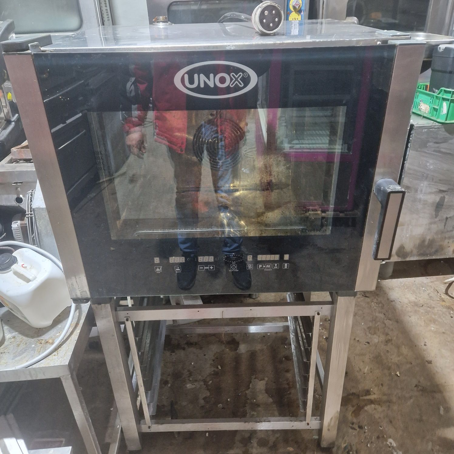 Cuptor pizza 4+4 electric , cu samota, la.380v, cuptor convectie