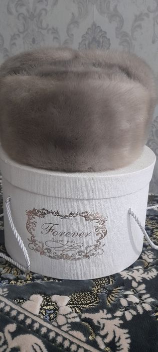 Норковая шапка женская