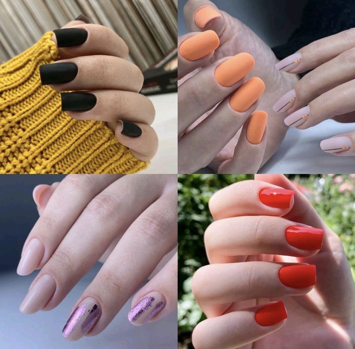 Deplasare si la Domiciliu Unghii cu gel oja semi unghii false tips con