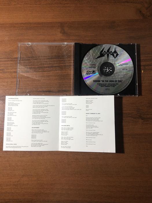 Cd диски от sodom и exumer в отличном состояний