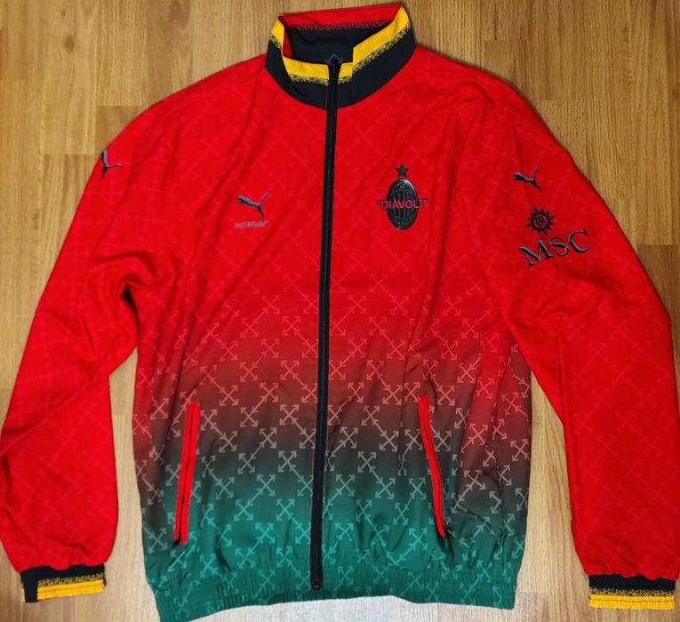 Geaca de vânt AC Milan x Off‑White x Puma – inspired, , L