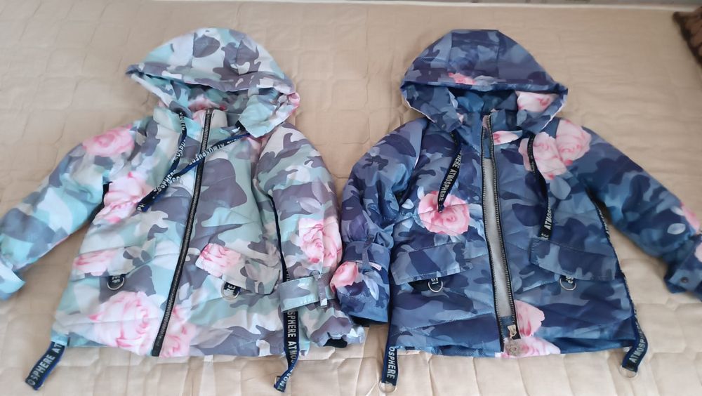 Куртки на девочек весна-осень