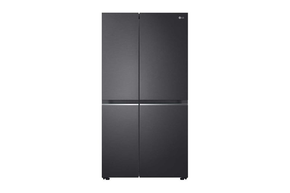 Холодильник Side-by-Side LG GC‑B257SBZV Top Freezer, матовый черный