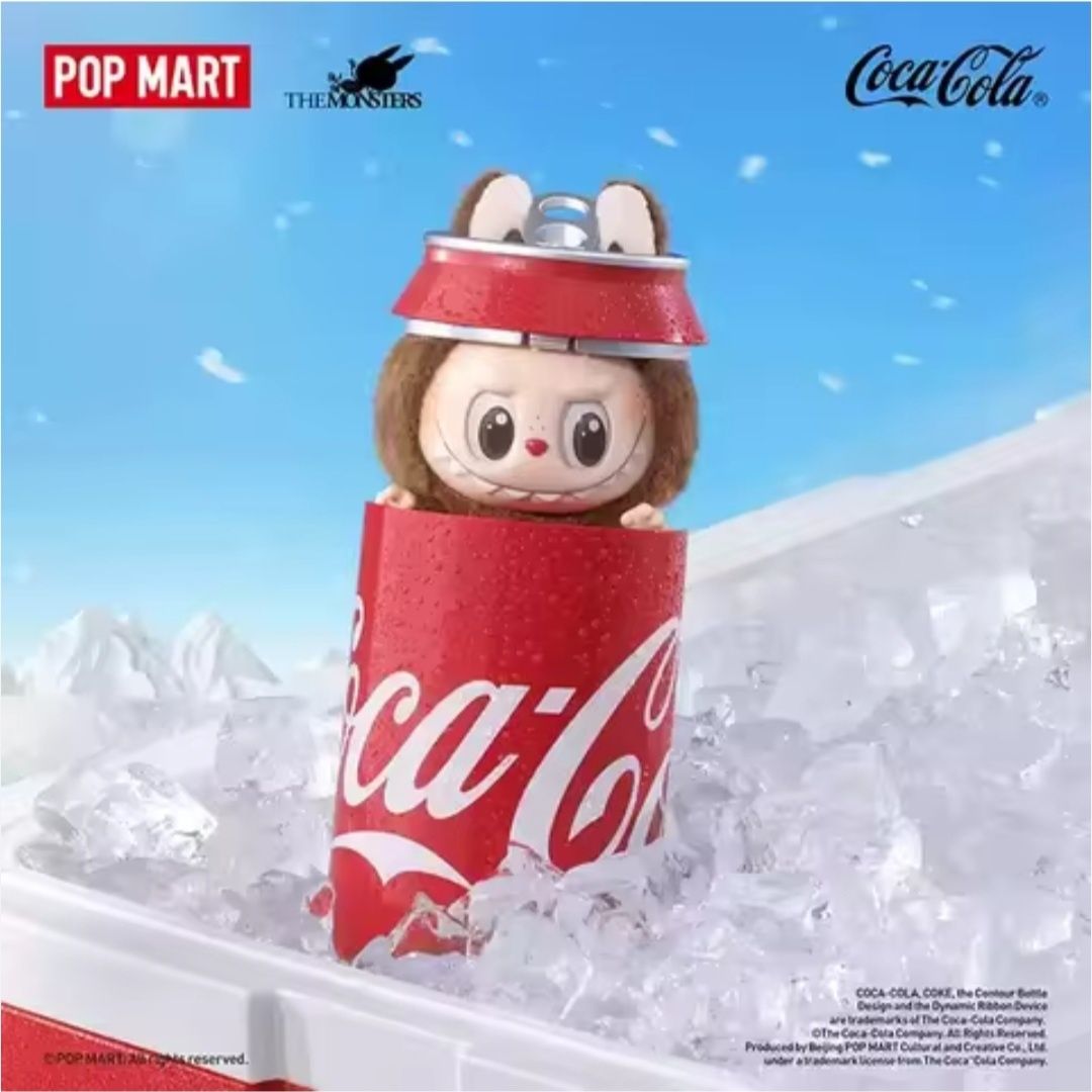 Labubu Coca Cola плюшена играчка Лабубу 17см