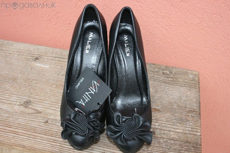 Ново! 39 номер черни елегантни обувки – внос Италия