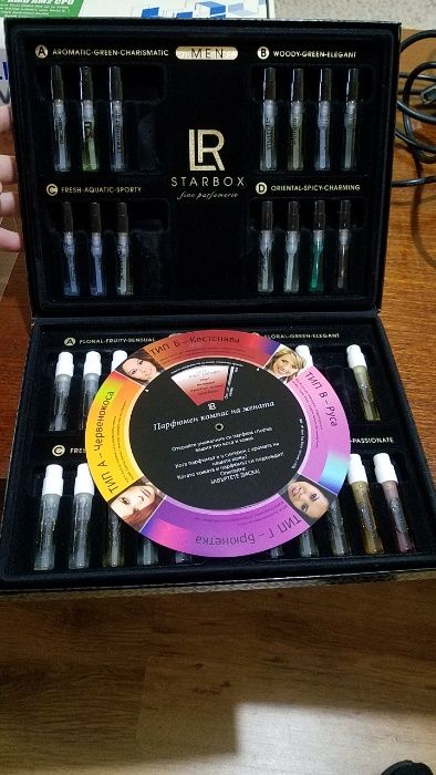 LR немски парфюми на известни личности