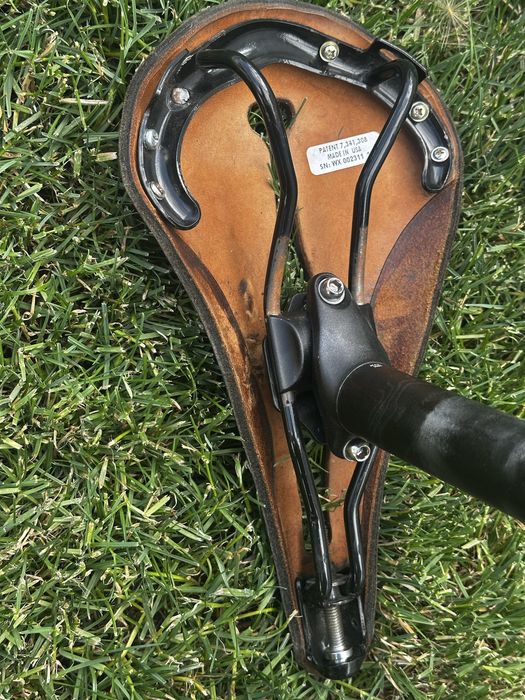 Sa scaun bicicleta piele Selle An-atomica Titanico Made in USA