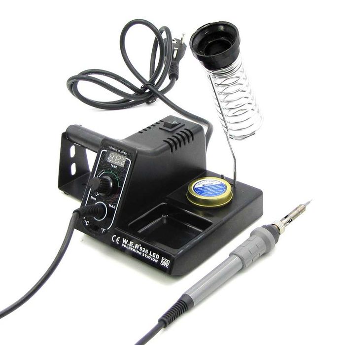 Станция за запояване WEP 926 LED, поялник, цифров дисплей, 75W