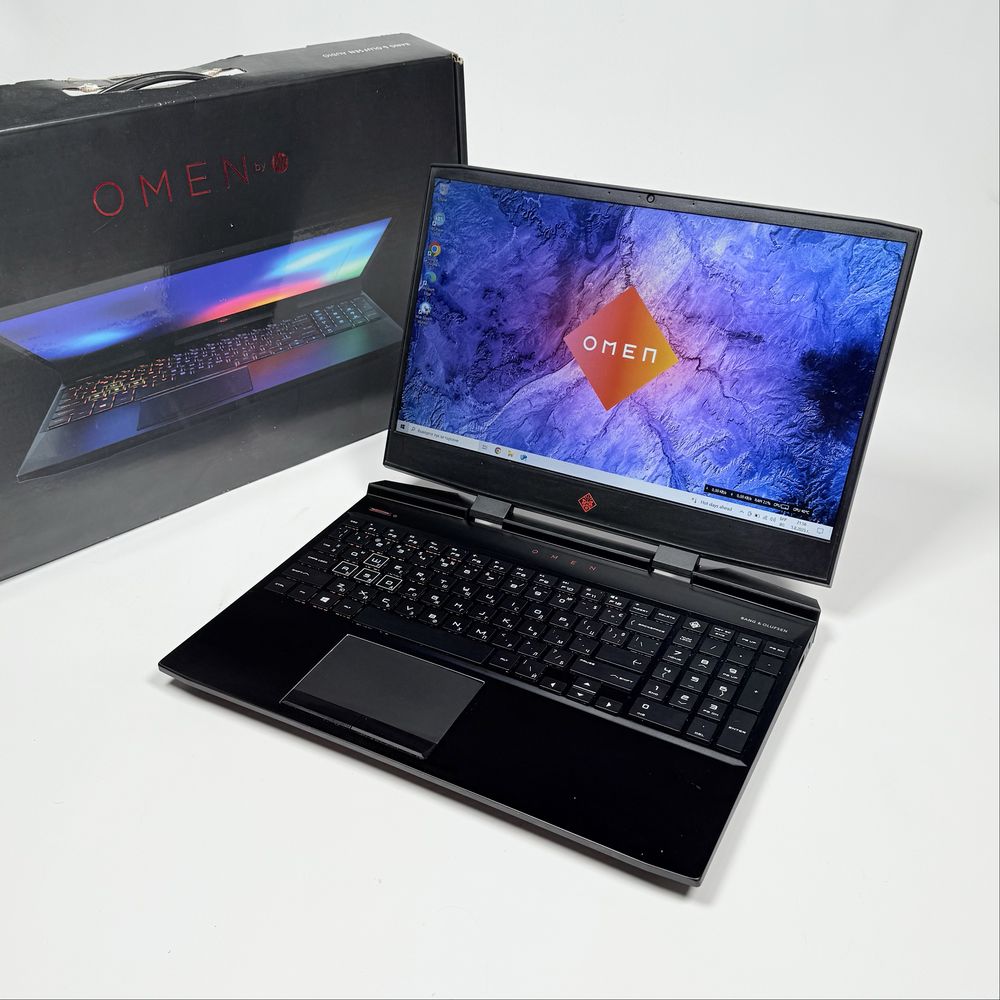 HP Omen 15/RTX 2060 6GB/i5-9300H/16GB DDR4/512GB NVMe/RGB клавиатура