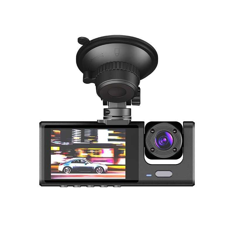 Dash cam camera bord auto 3 lentile,ecran lcd