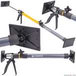 Suport telescopic pentru montare placi rigips, 50 - 115 cm, Powermat