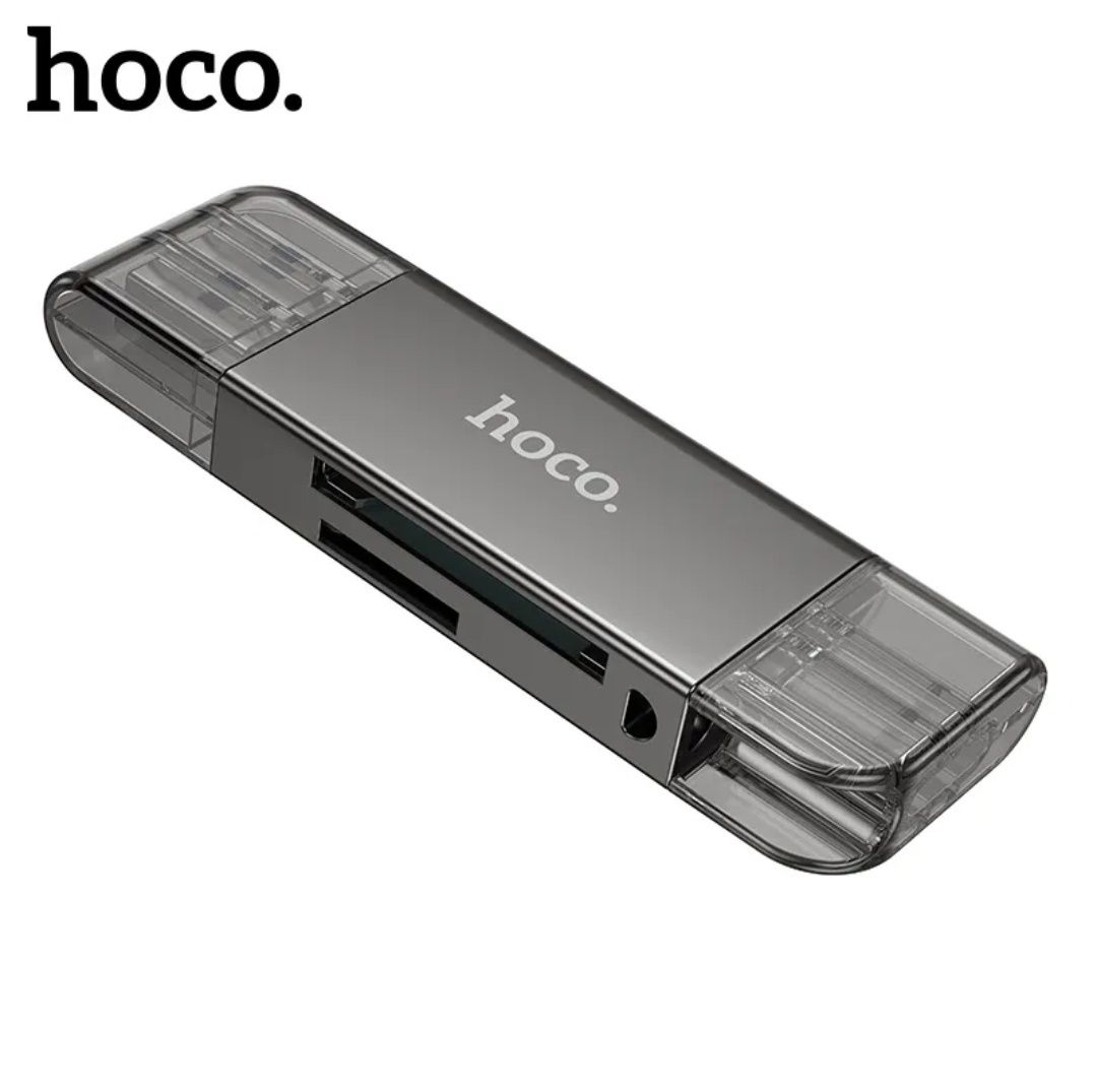 Hoco HB39 2 in 1  USB-A 3.0 Type-C to Micro SD/TF Card Reader
Micro SD