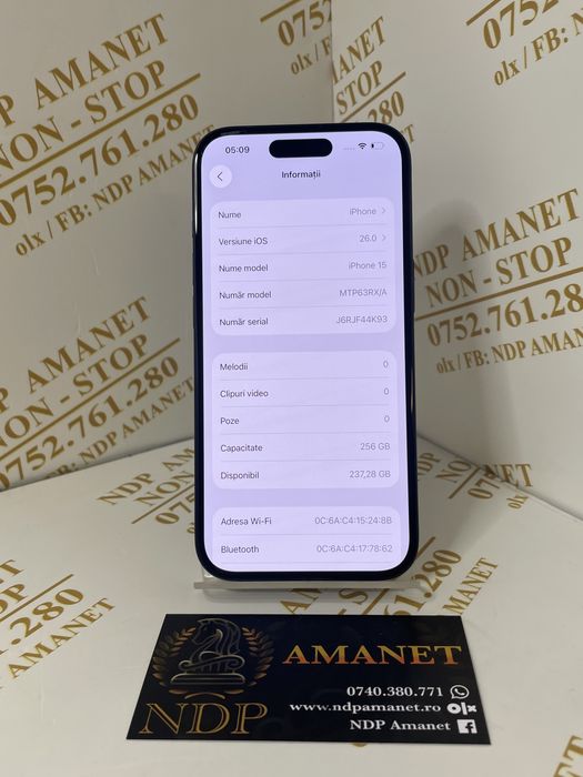 NDP Amanet Braila Iphone 15 (43539)