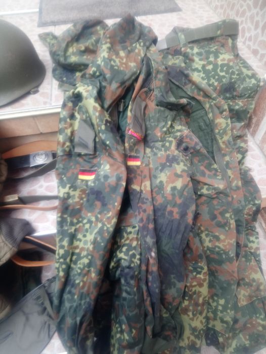 Немска Военна Каска Колани Униформа Лятна Зимна мешка 140лв ОБЩО