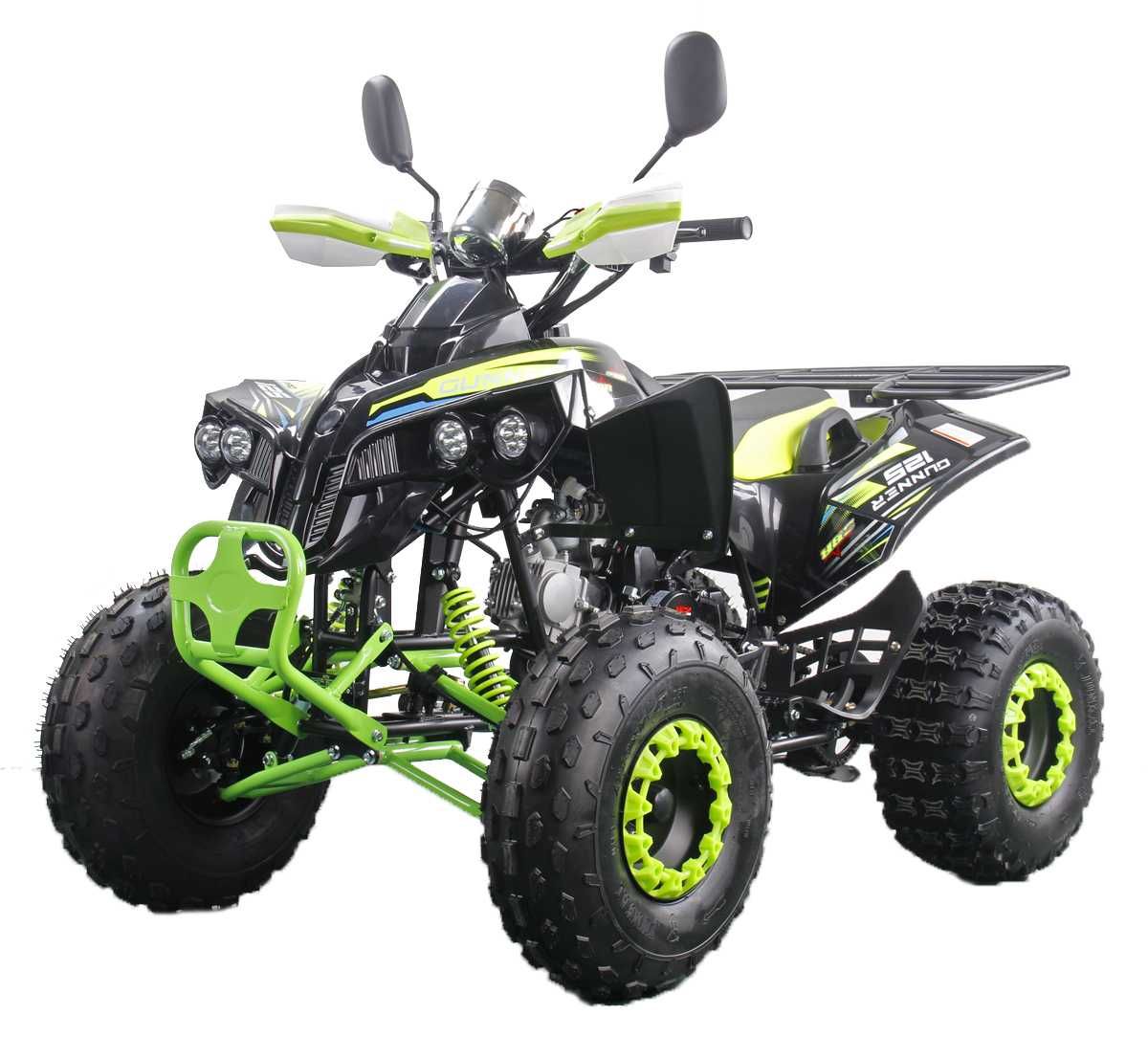 Atv SBR Gunner 8" 125cc 4T benzina negru/verde lemon