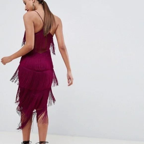Rochie ASOS franjuri marime 34