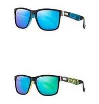 ochelari de soare vintige polarizati unisex noi verde albastru