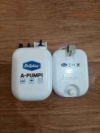Въздушна помпа за риболов/жива стръв Delphin A-PUMP mini с Батерия.