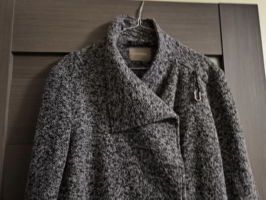 Cardigan gri grosuț