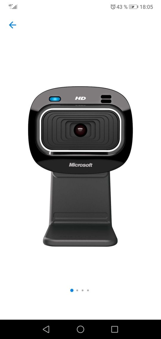 Camera Web Microsoft LifeCam HD-3000, HD, Negru