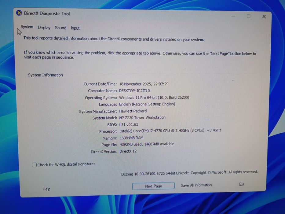 PC Workstation/Gaming complet I7 GTX1050TI