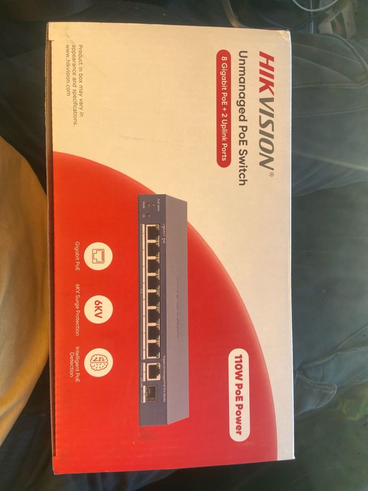 hikvision 8 порт комутатор