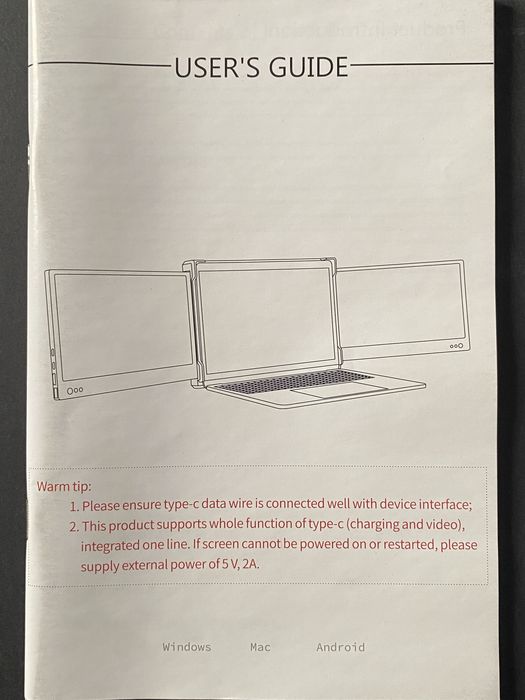 Monitor triplu OFIYAA P2 FullHD pt laptop 13-16"