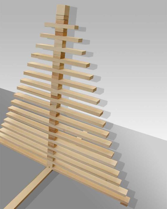 Дървена Коледна Елха Различни Размери и Модели