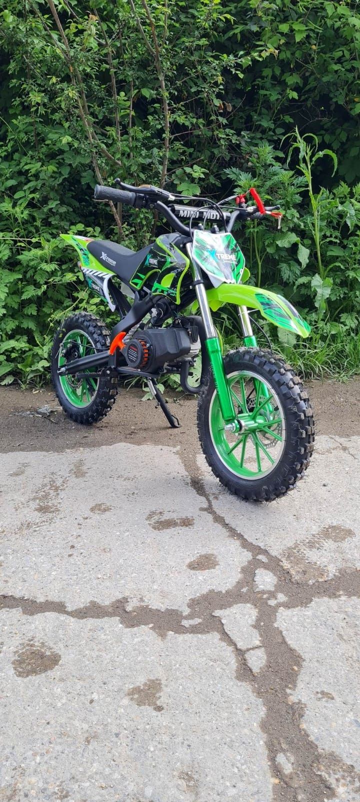 Motocross motoretă Cross Pocket Bike pentru copii cu motor pe benzina