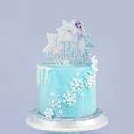 Topper tort acrylic_printese Disney_Elsa_Anna si Elsa_FROZEN
