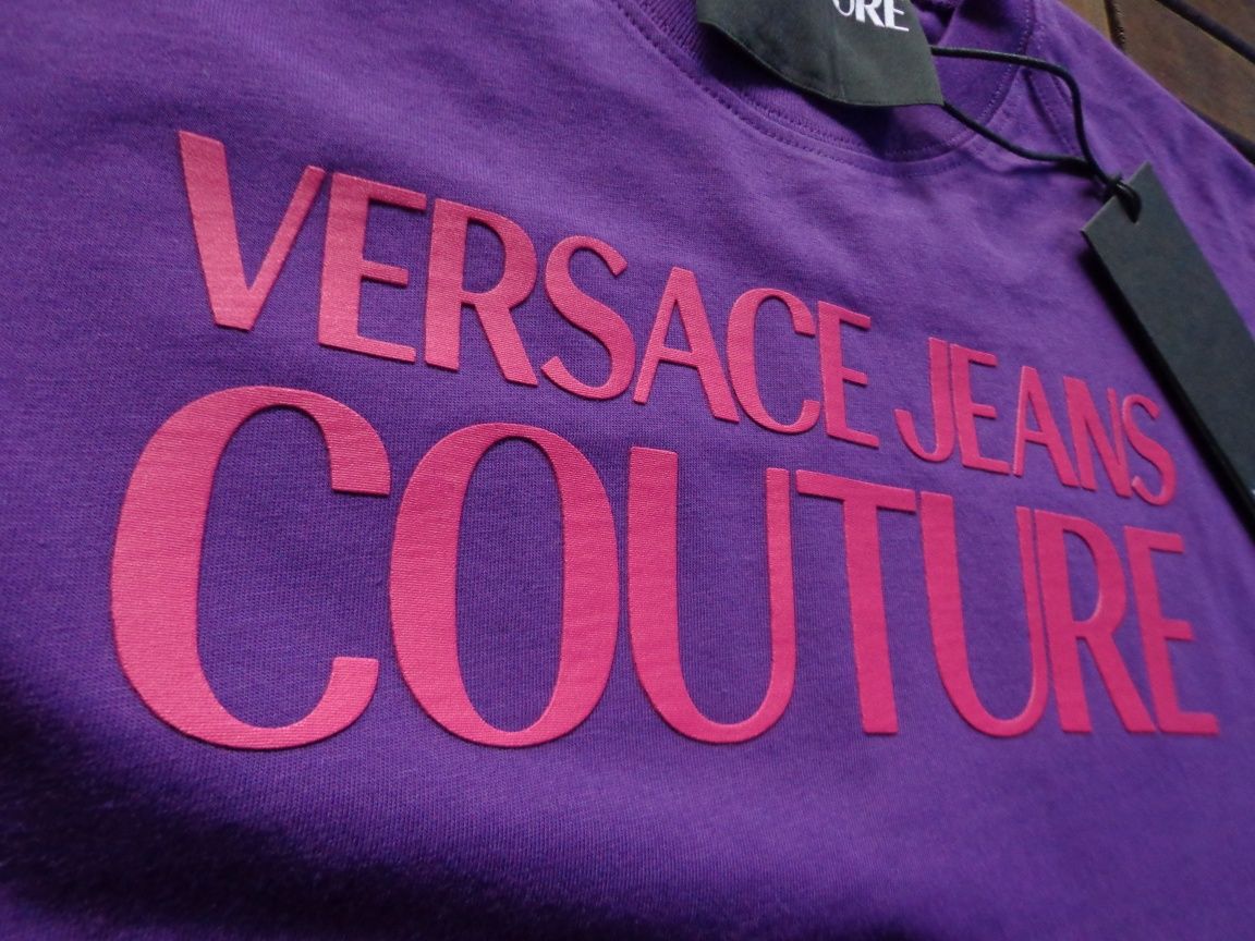 Дамско боди Versace Jeans Couture Purple Body With Logo- размер L