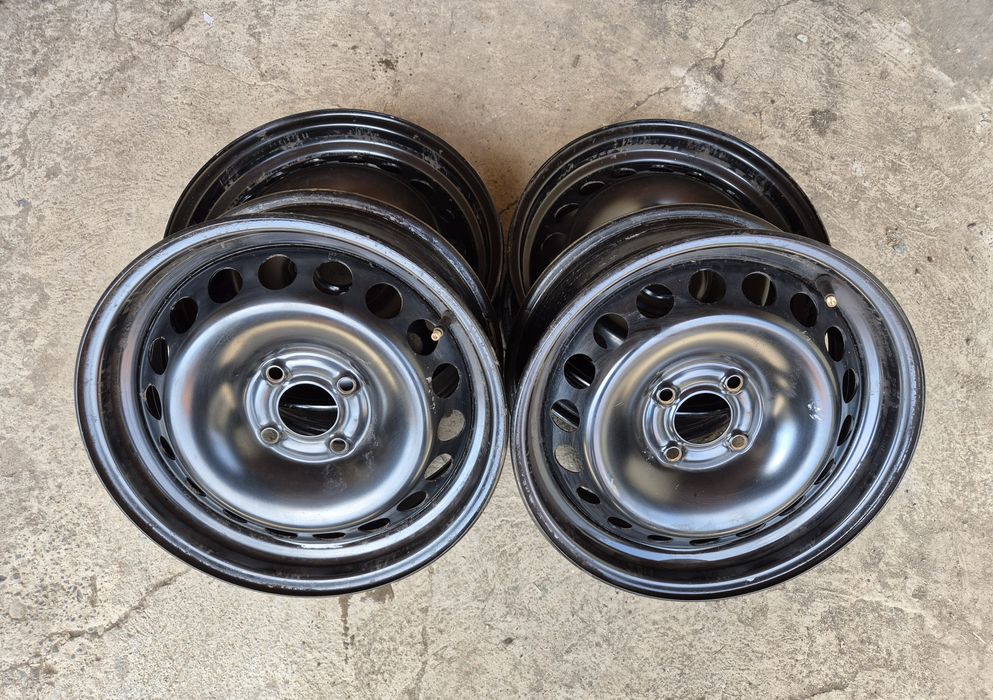 Set 4buc jante cu senzori Renault Clio R15 seria 6Jx15H2 - 4x100