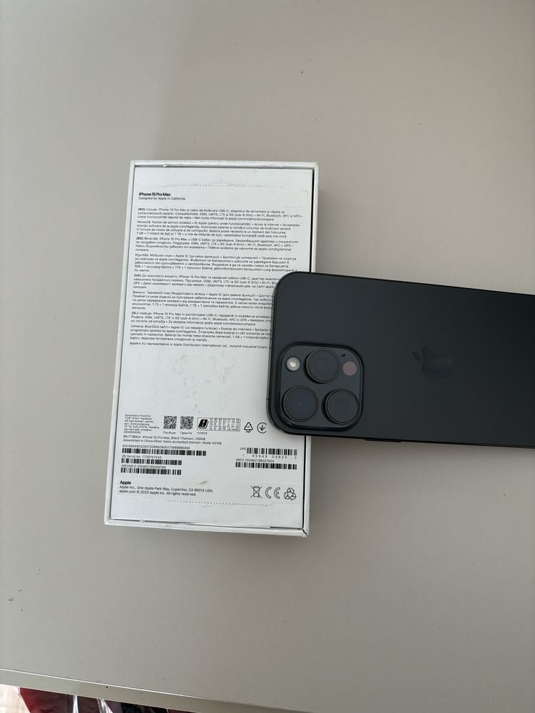 Iphone 15 pro max 256GB