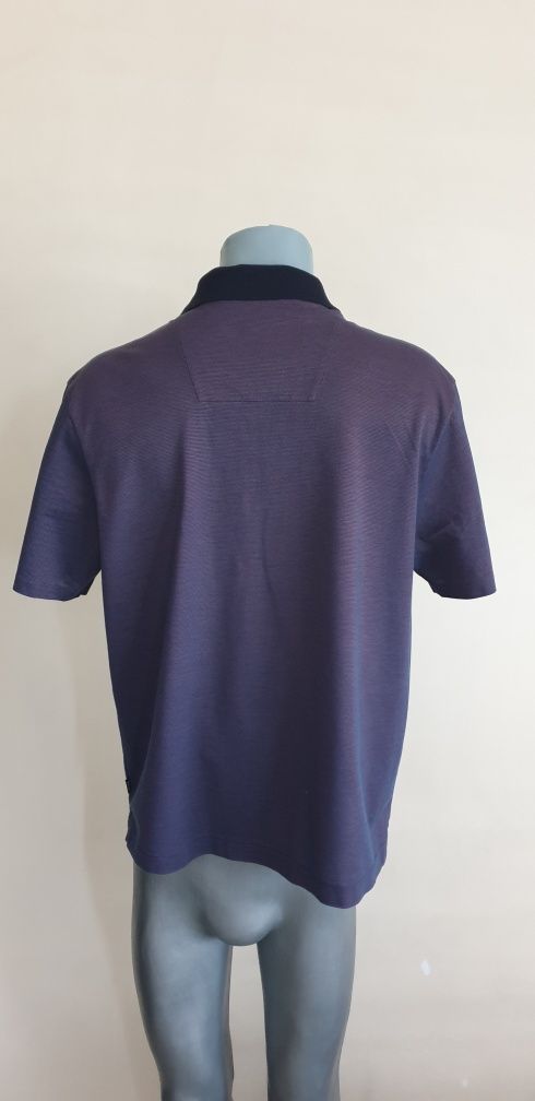 Hugo Boss Mercerised 3/4 Zip Pique  / L НОВО! ОРИГИНАЛ! Мъжка Тениска!
