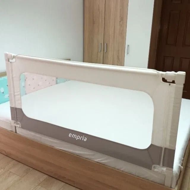 Set 3x Bariera de protectie pat copii si bebe 180x200 [tarc bebelusi]