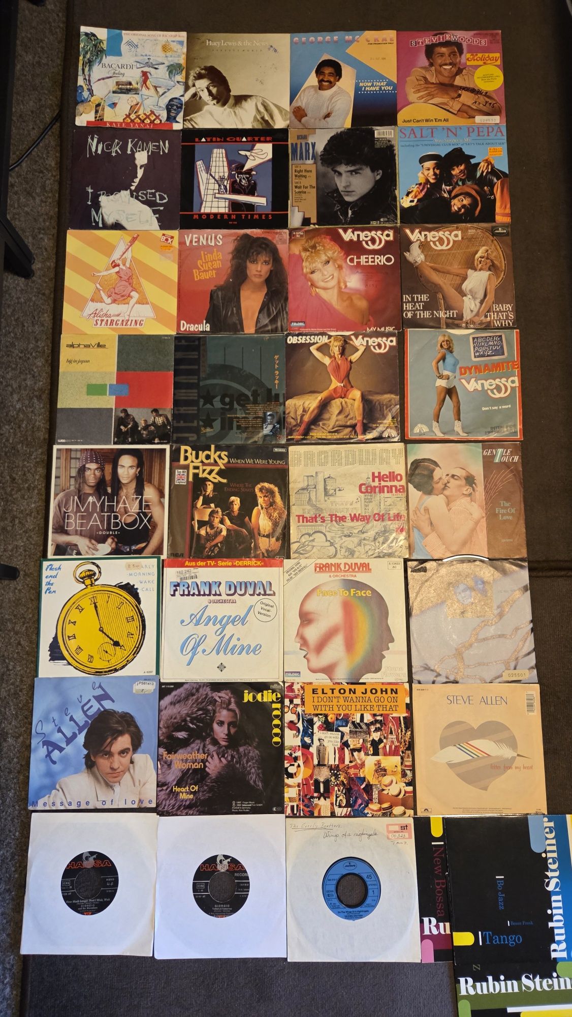 Discuri vinil single anii 80 italo disco colectie