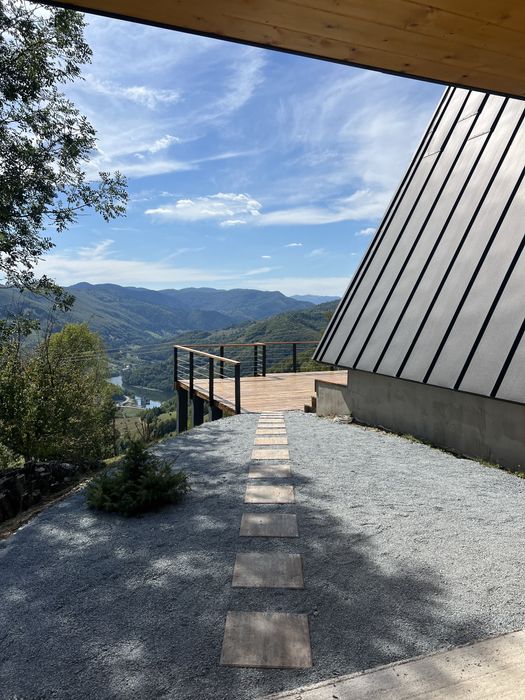 Cabana de inchiriat A-frame SkyDeck Cabin
