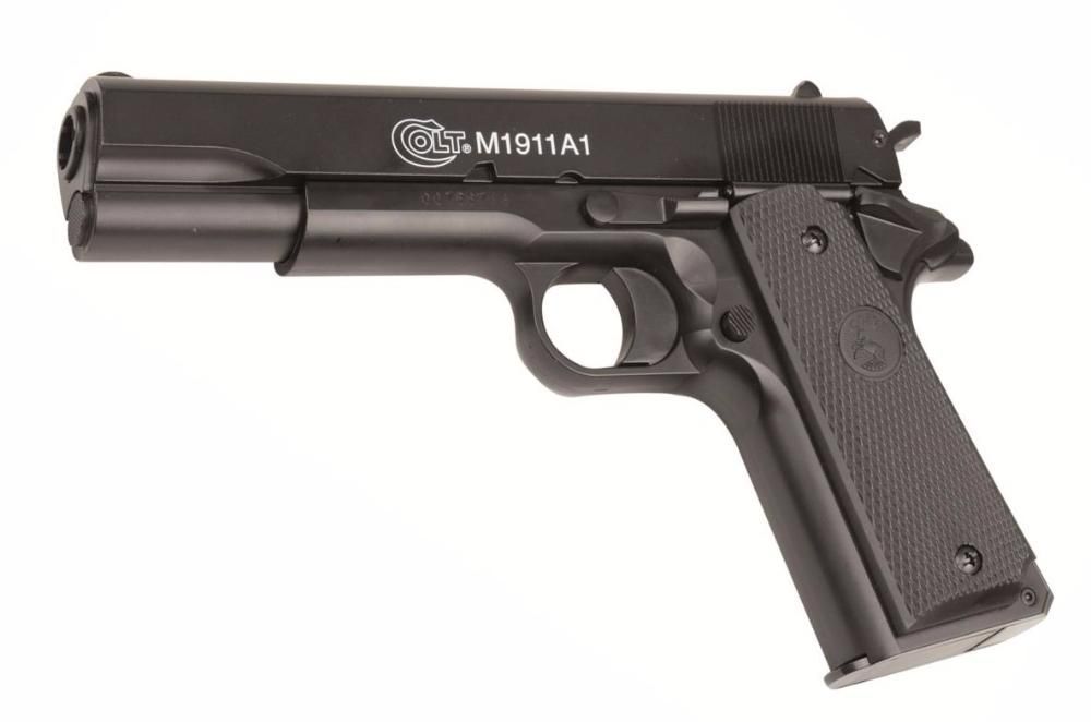 PRET BUN! Pistol Airsoft COLT (cel mai puternic model 5 JOULI!!) CO2