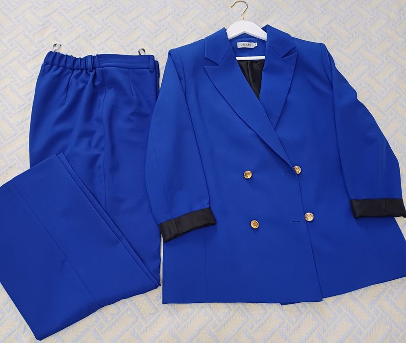 Тёмно синяя двойка женский