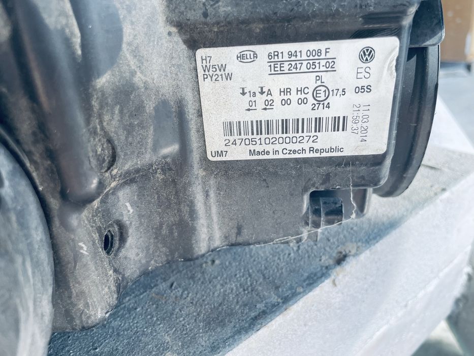 Фар VW Polo 5 2009-17