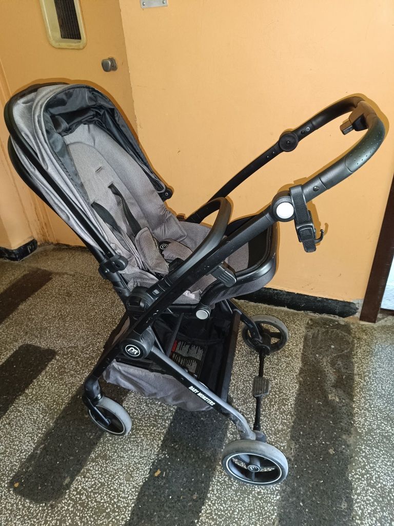 Детска количка Baby Monsters Marla 2в1 Texas черна (в гаранция)