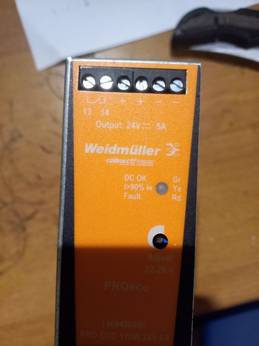 Sursa profesionala 24v 5A Weidmuler