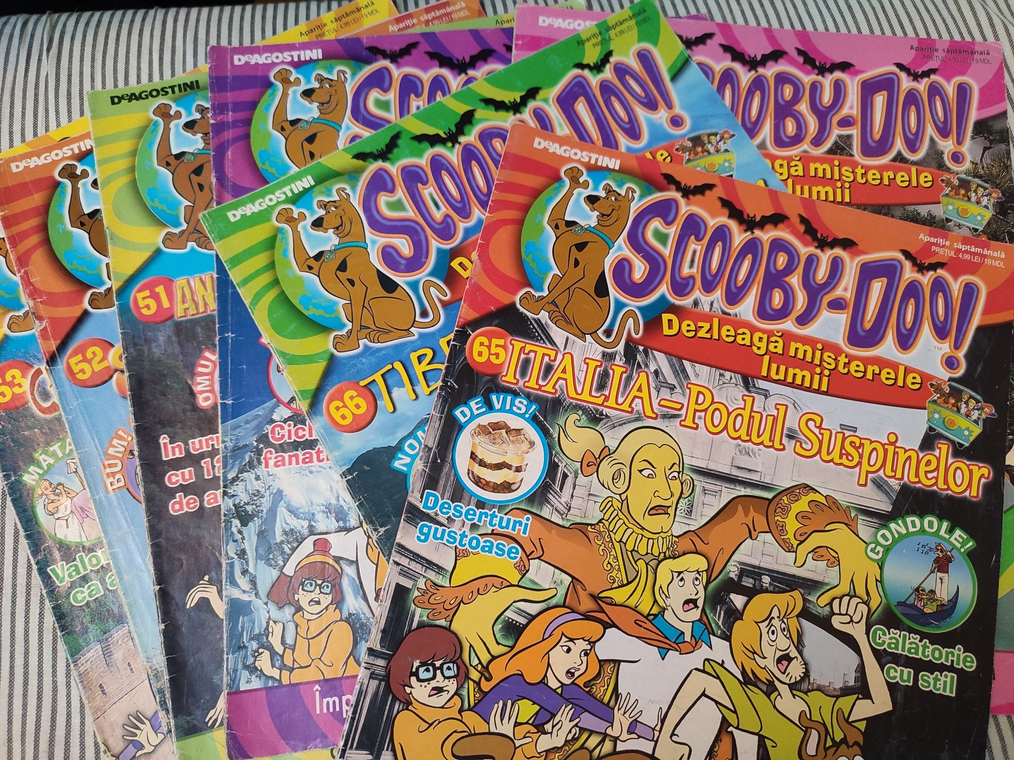 Colectie 55 Reviste Scooby - Doo Deagostini Benzi Desenate