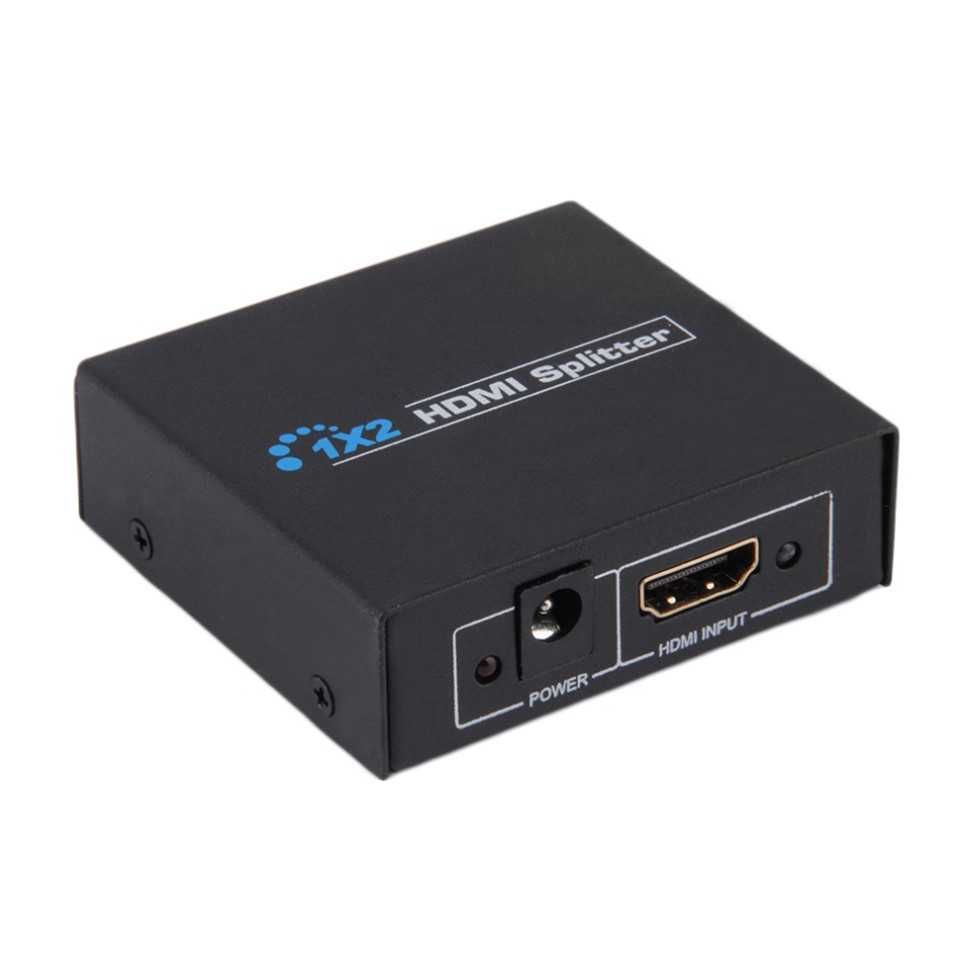 HDMI Splitter cu alimentare 1 INPUT - 2 OUTPUT 1.4V suporta 4K 3D