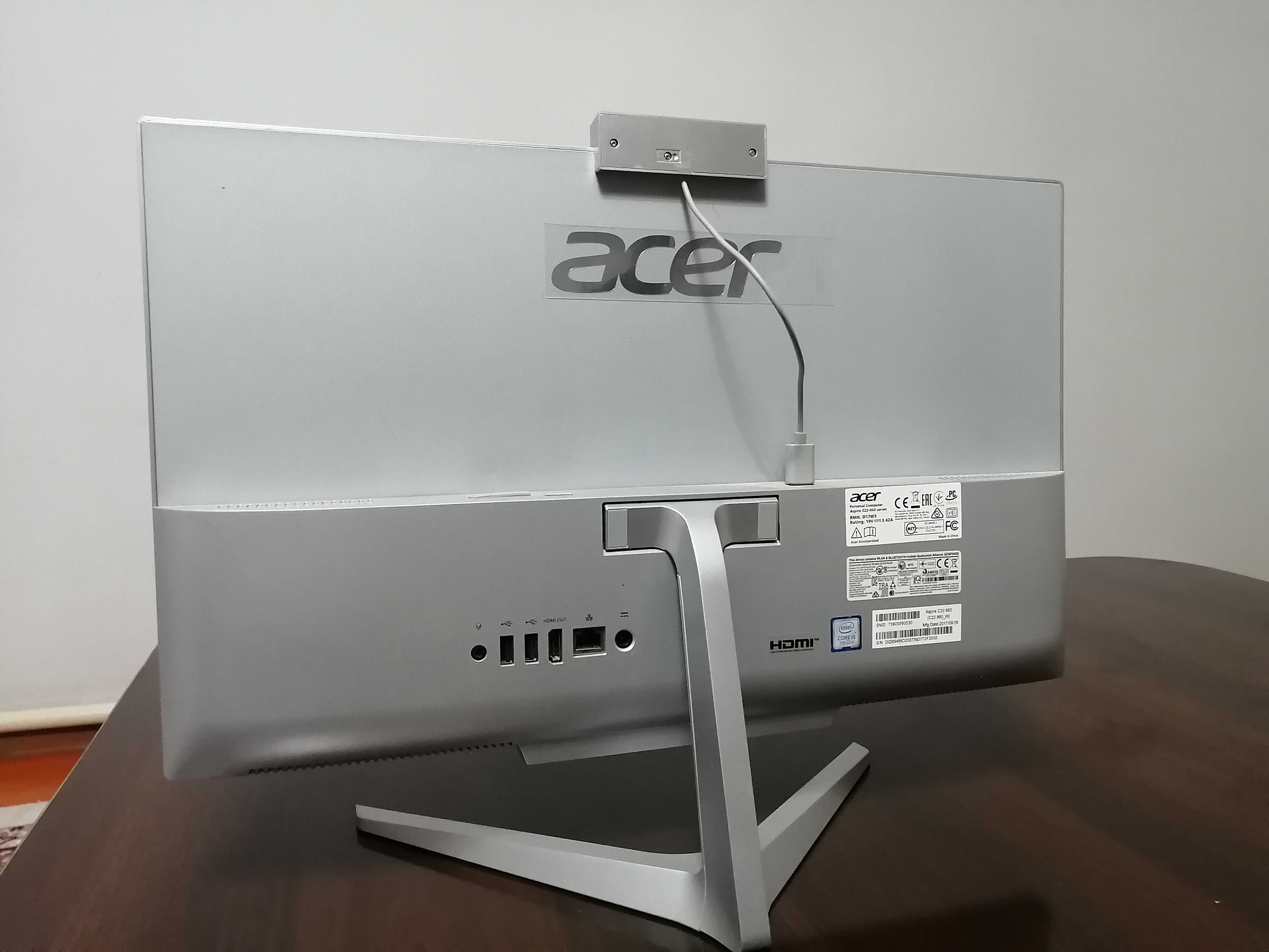 Acer C22 моноблок Core i5 7-gen  + Монитор