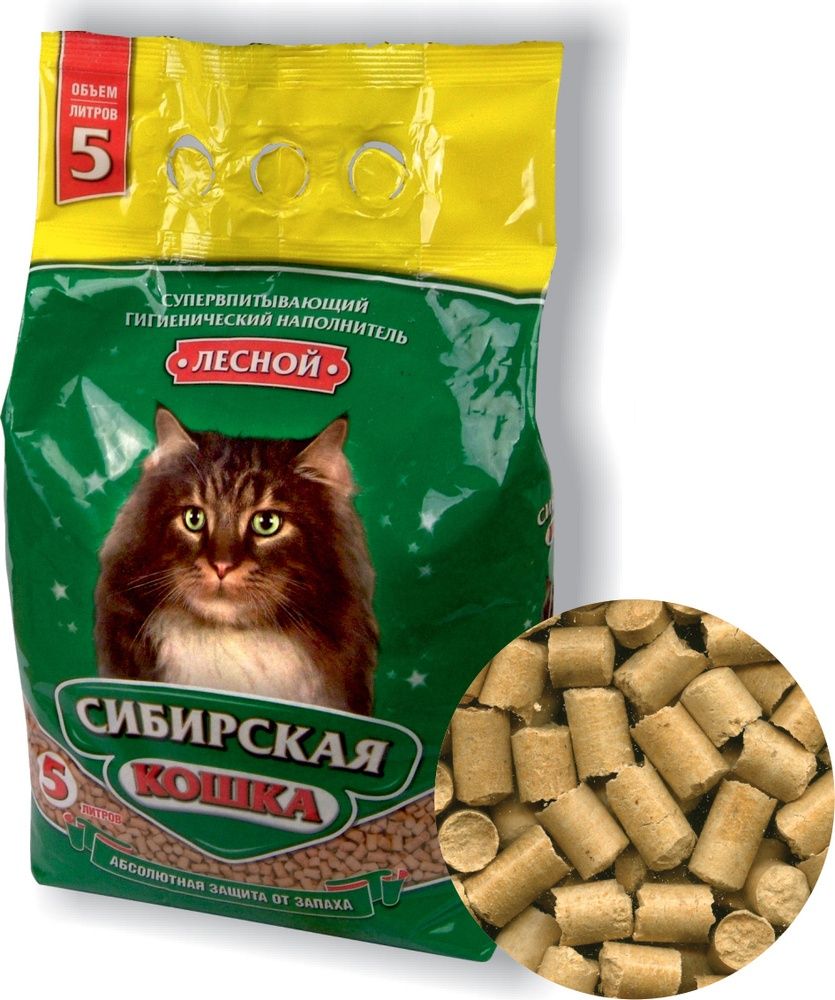 Наполнитель Сибирская кошка 5л