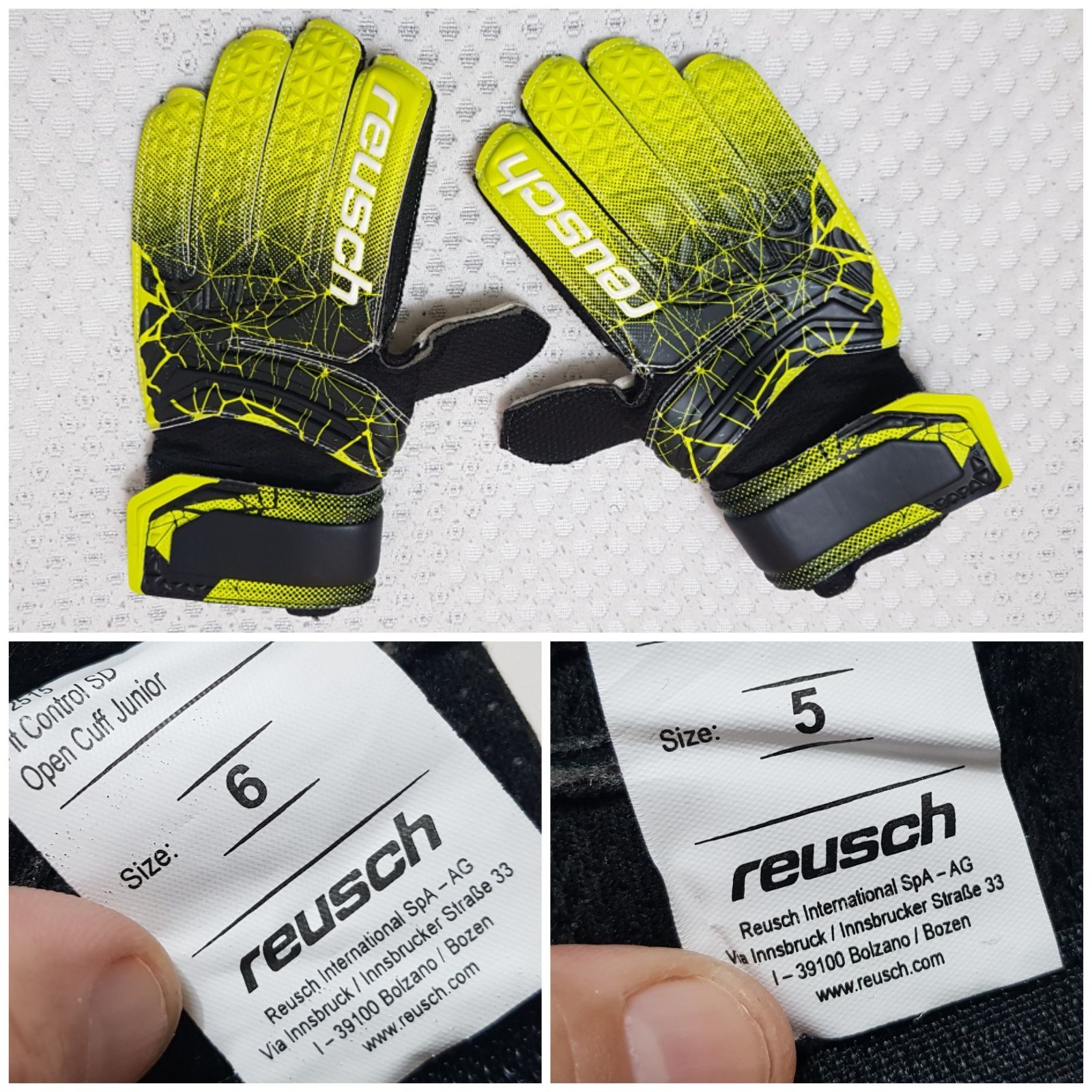 Manusi portar fotbal ptr copii unisex Reusch GK 100  (Nike) nr 4, 5, 6